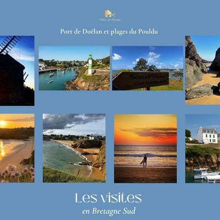 LA MAISON BLEUE,authenticité, nature, simplicité, 2-5 personnes, Moëlan sur Mer Exterior foto