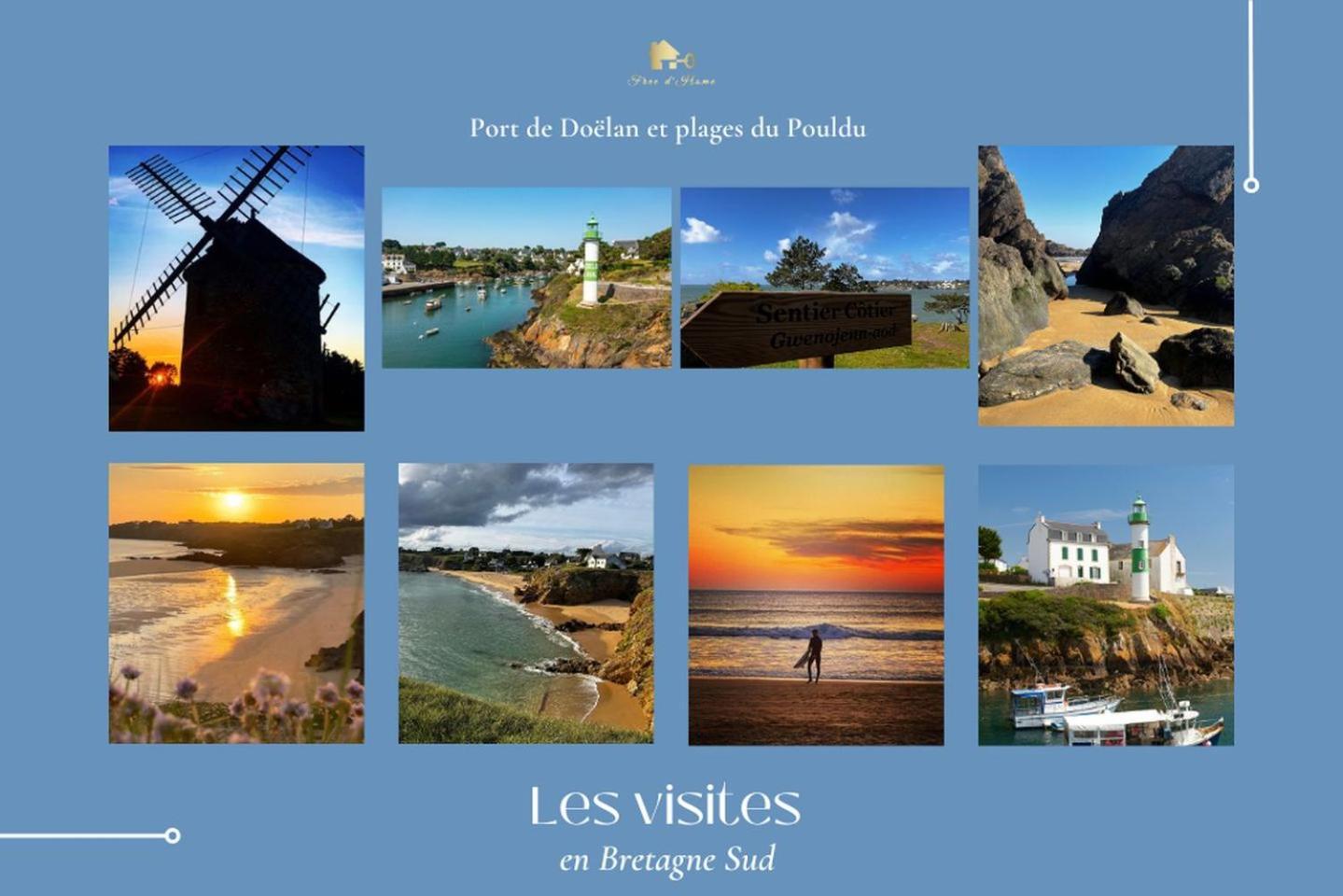 LA MAISON BLEUE,authenticité, nature, simplicité, 2-5 personnes, Moëlan sur Mer Exterior foto