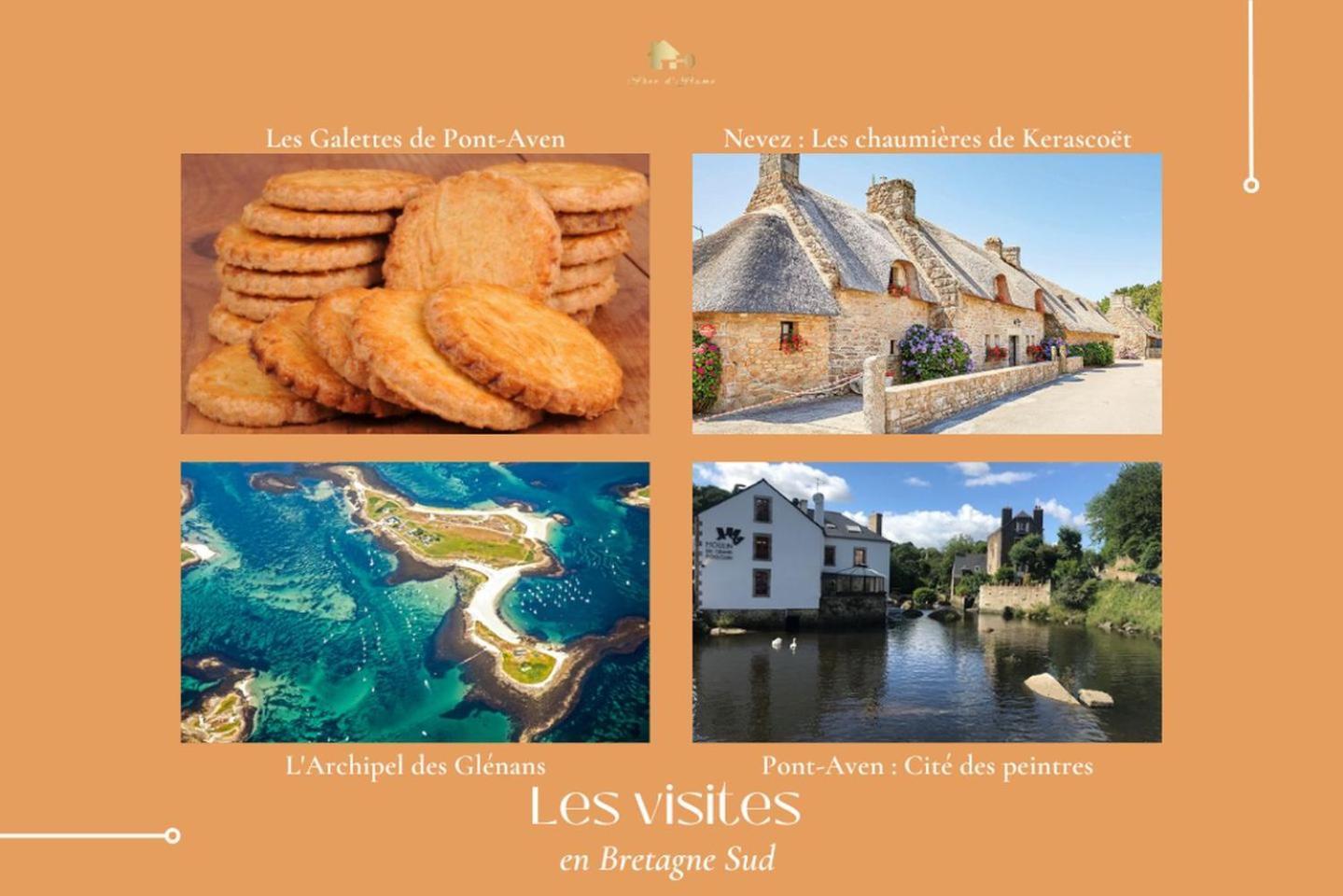 LA MAISON BLEUE,authenticité, nature, simplicité, 2-5 personnes, Moëlan sur Mer Exterior foto