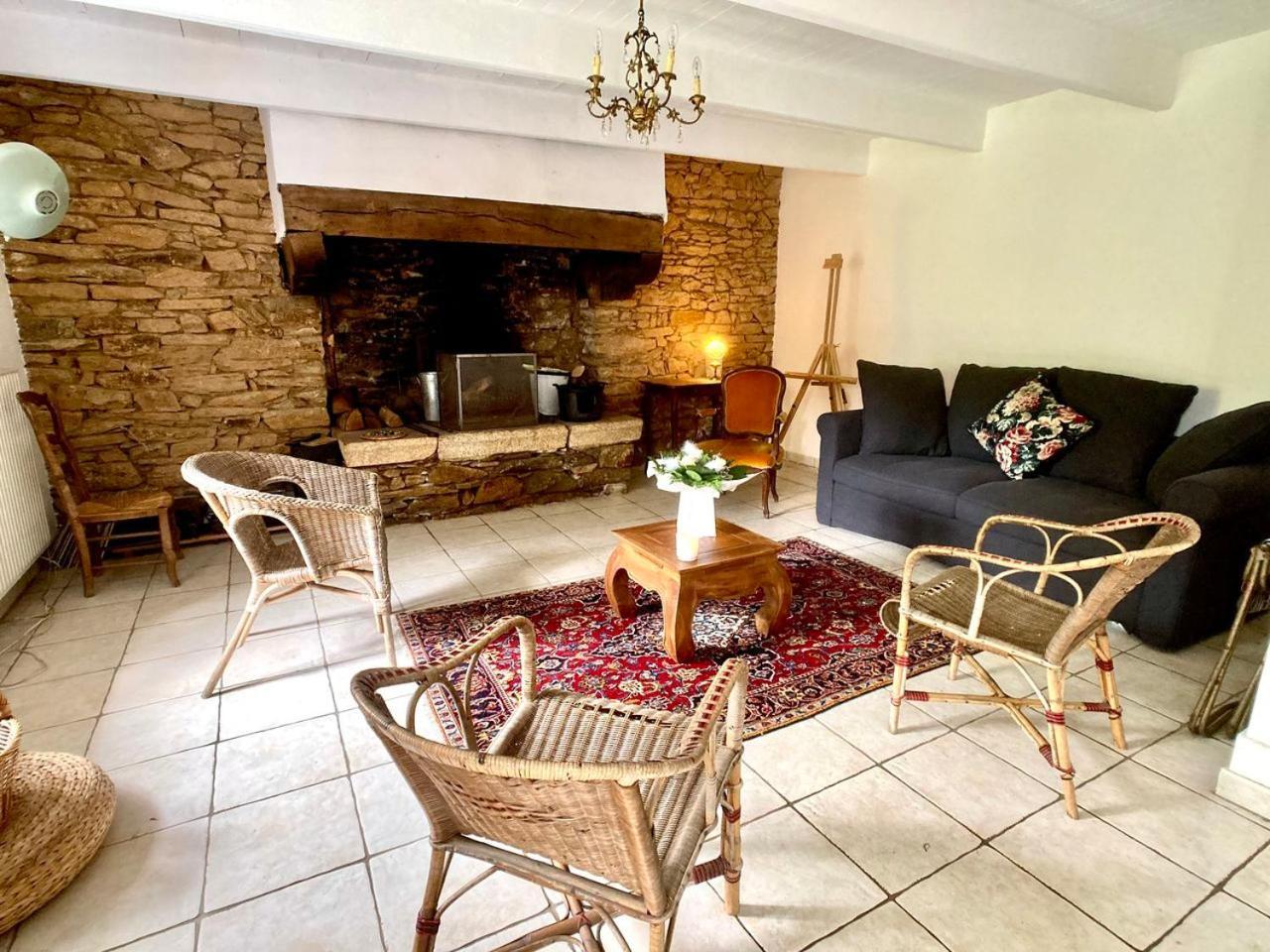 LA MAISON BLEUE,authenticité, nature, simplicité, 2-5 personnes, Moëlan sur Mer Exterior foto