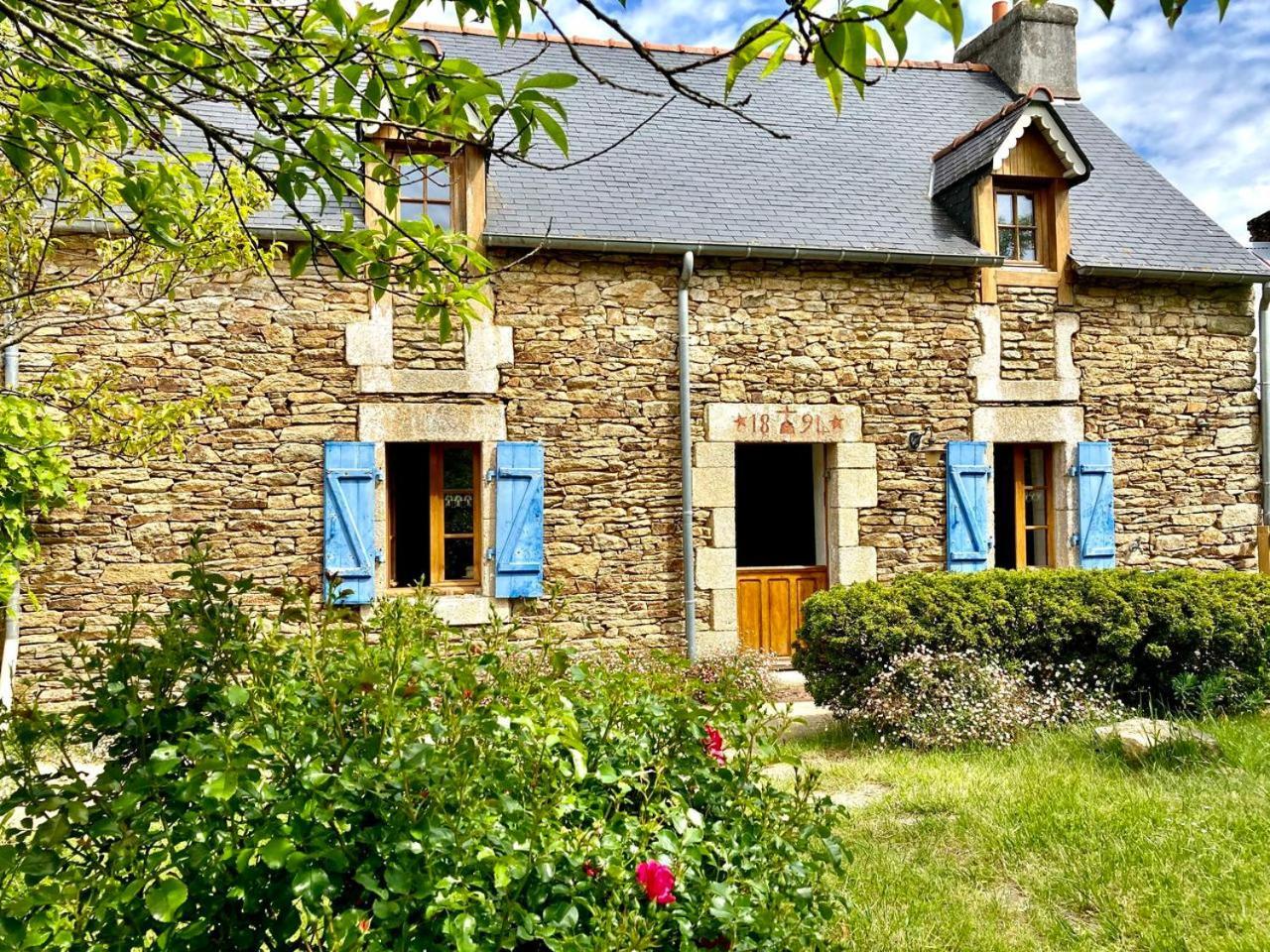 LA MAISON BLEUE,authenticité, nature, simplicité, 2-5 personnes, Moëlan sur Mer Exterior foto